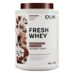 DUX NUTRITION - FRESH WHEY CHOCOLATE BELGA E AVEL - POTE 900G